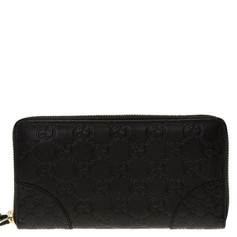 gucci bree leather wallet|black Gucci wallet women.